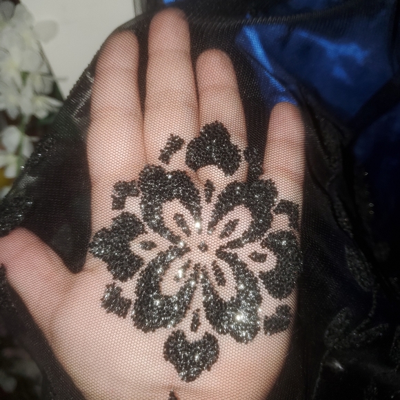 Vintage Sparkly Prom Dress y2k Whimsigoth - Picture 7 of 13